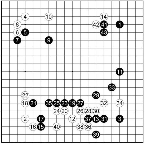 谱73加藤正夫执黑 vs羽根泰正