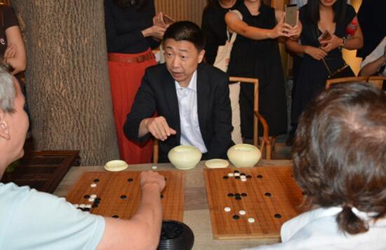 王谊秘书长现场下指导棋